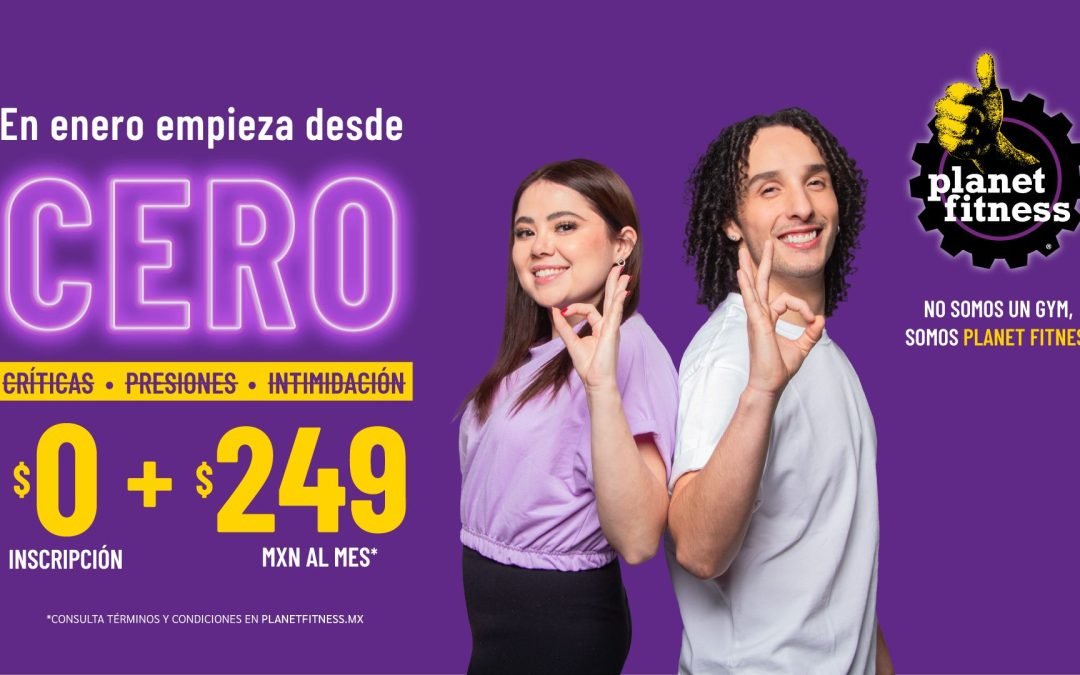 Planet Fitness® invita a empezar enero desde cero