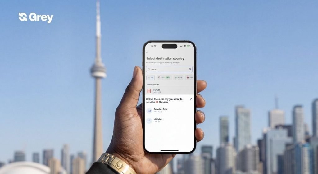 Grey conecta el corredor de dinero África-Canadá con transferencias instantáneas a través de Interac