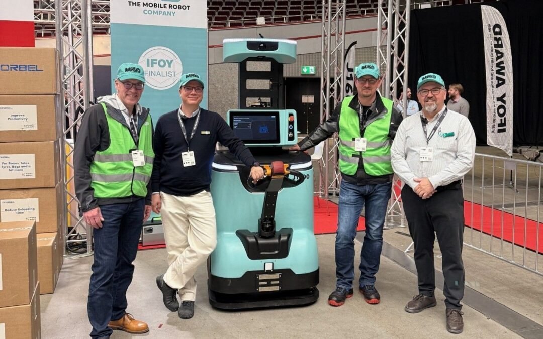La colaboración entre humanos y robots gana protagonismo en un prestigioso premio internacional de logística
